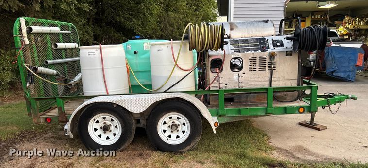 image for item DT3427 2008 PJ Trailer pressure washer trailer