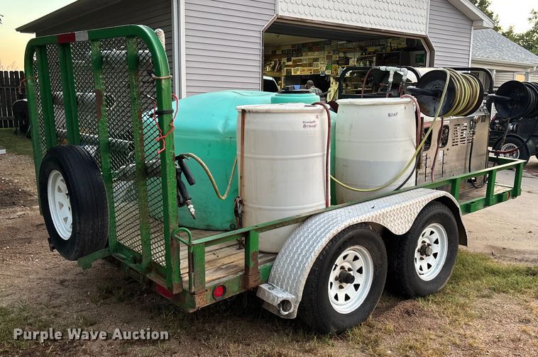 image for item DT3427 2008 PJ Trailer pressure washer trailer