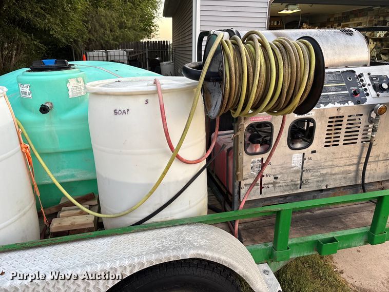 image for item DT3427 2008 PJ Trailer pressure washer trailer