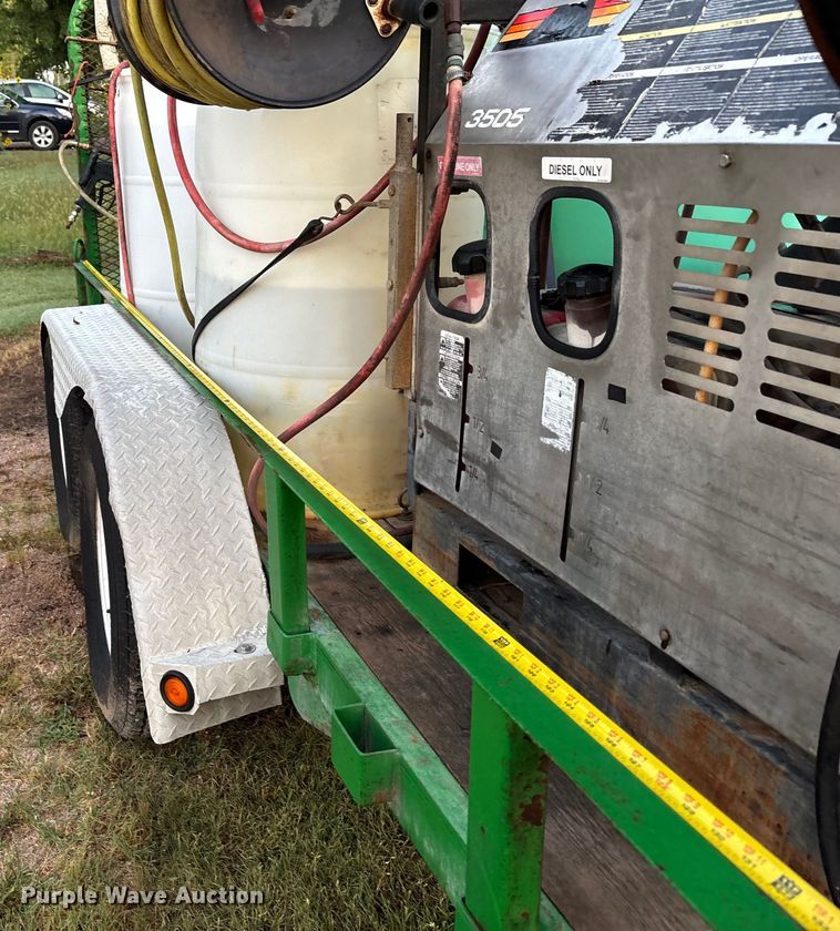 image for item DT3427 2008 PJ Trailer pressure washer trailer