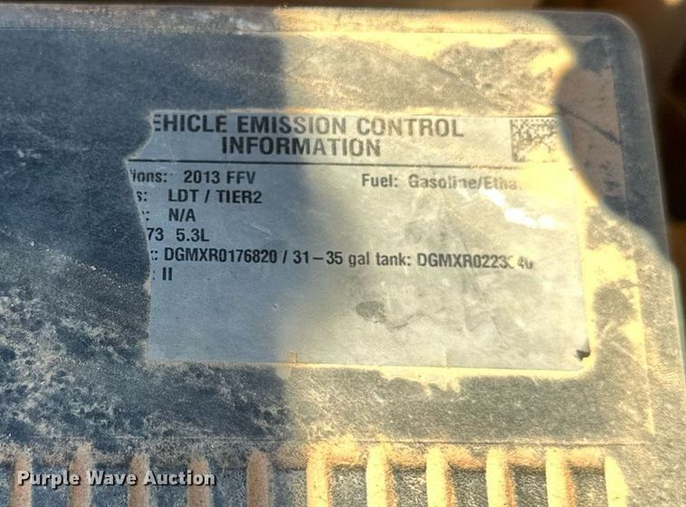 image for item DT6252 2013 Chevrolet Silverado 1500 Ext. Cab pickup truck