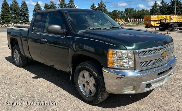 image for item DT6256 2012 Chevrolet Silverado 1500 Ext. Cab pickup truck