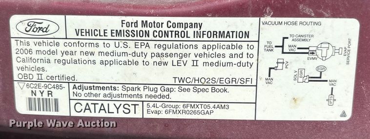 image for item DU1271 2006 Ford E350 van