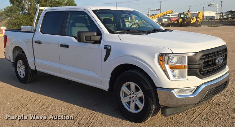 image for item DU6762 2021 Ford F150 SuperCrew pickup truck