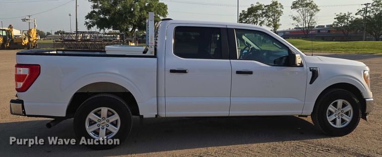 image for item DU6762 2021 Ford F150 SuperCrew pickup truck