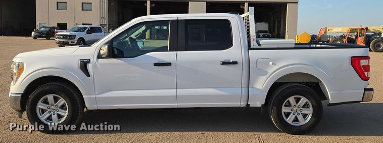 image for item DU6762 2021 Ford F150 SuperCrew pickup truck