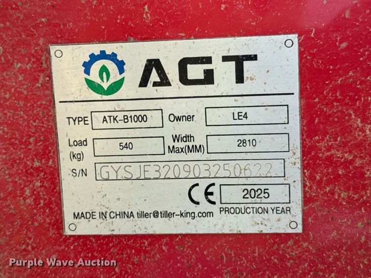 image for item DU9101 2025 AGT ATK-B1000 two post automotive lift