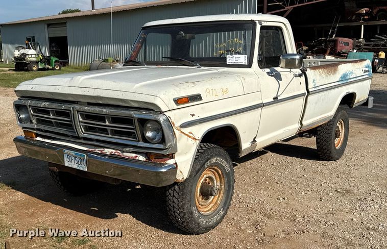 image for item DW2988 1972 Ford F250 pickup truck