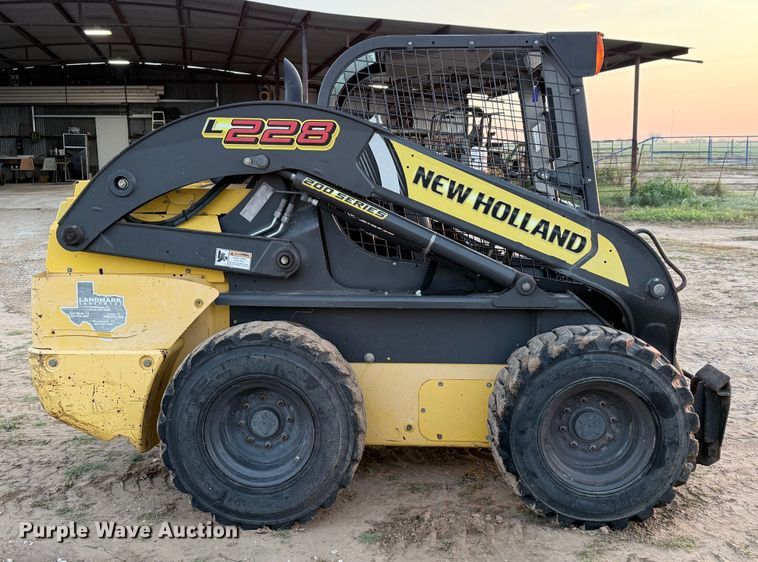 image for item DX5753 2018 New Holland L228 skid steer loader