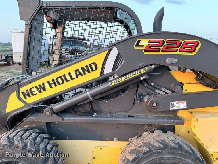image for item DX5753 2018 New Holland L228 skid steer loader