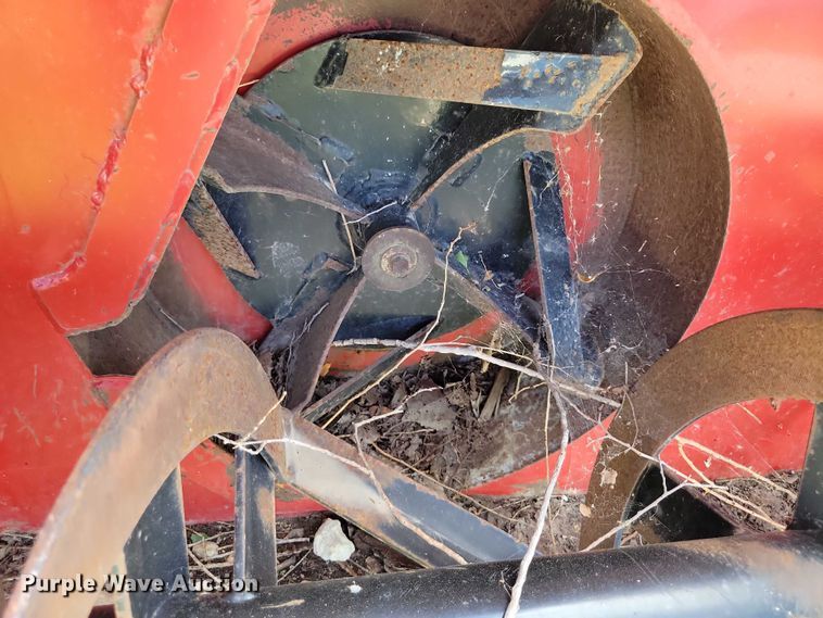 image for item DX7423 New Holland Red Devel skid steer snow blower