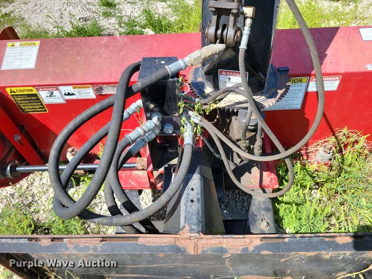 image for item DX7423 New Holland Red Devel skid steer snow blower