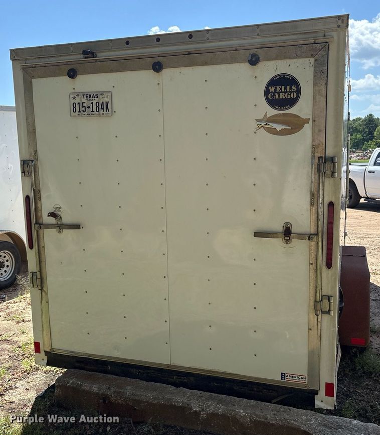 image for item DY0869 2019 Wells Cargo enclosed cargo trailer