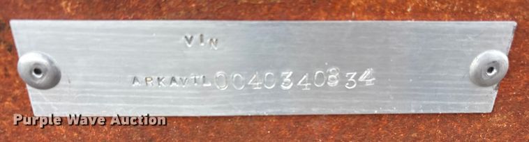 image for item DY0953 2004 Shop built utility trailer