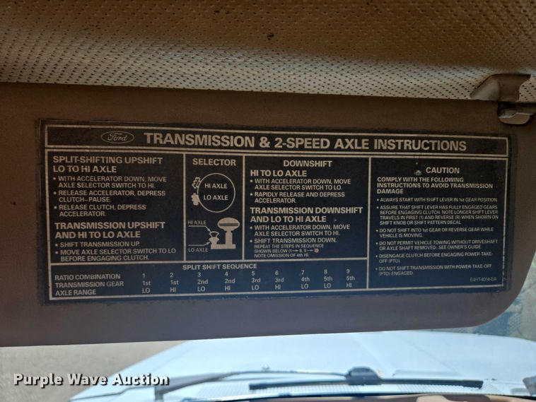 image for item DY1113 1990 Ford F700 Crew Cab dump truck