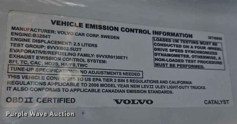 image for item DY1114 2006 Volvo XC90 SUV