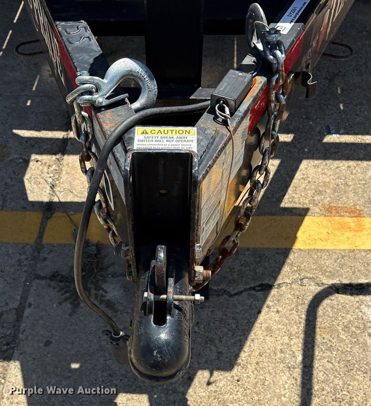 image for item DY2551 2021 Texas Pride EQ820220KGN equipment trailer