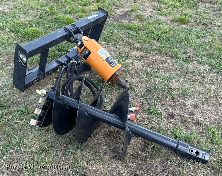 image for item DZ4226 2024 AGT ADB-13-1218R skid steer auger