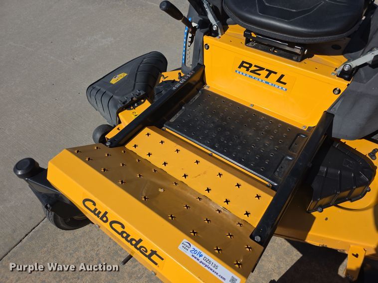 image for item DZ6135 Cub Cadet RZTL ZTR lawn mower