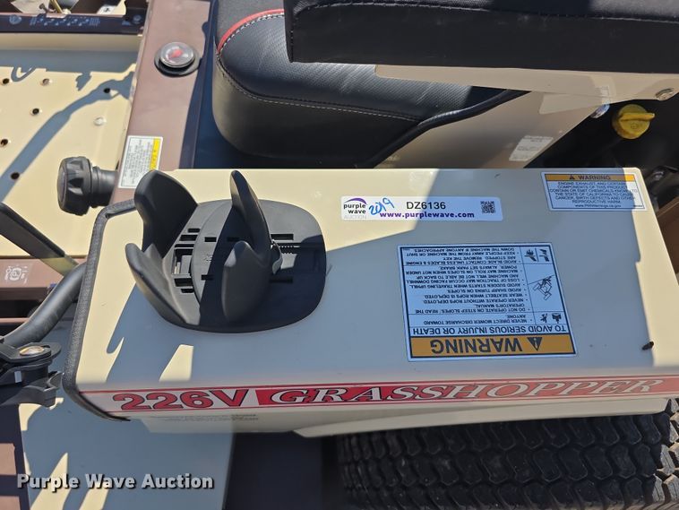 image for item DZ6136 Grasshopper  226VG4 ZTR lawn mower