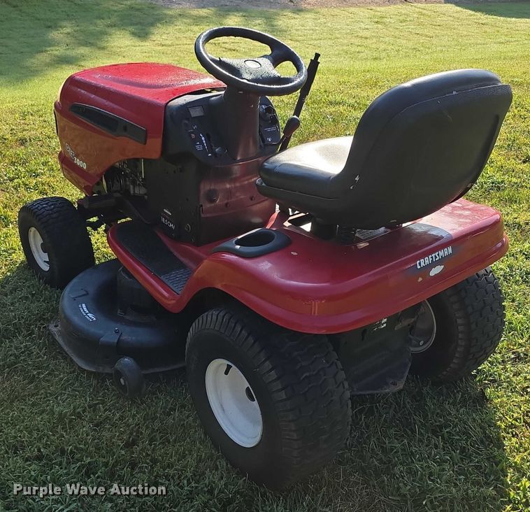 image for item DZ6143 2004 Craftsman DLT3000 lawn mower