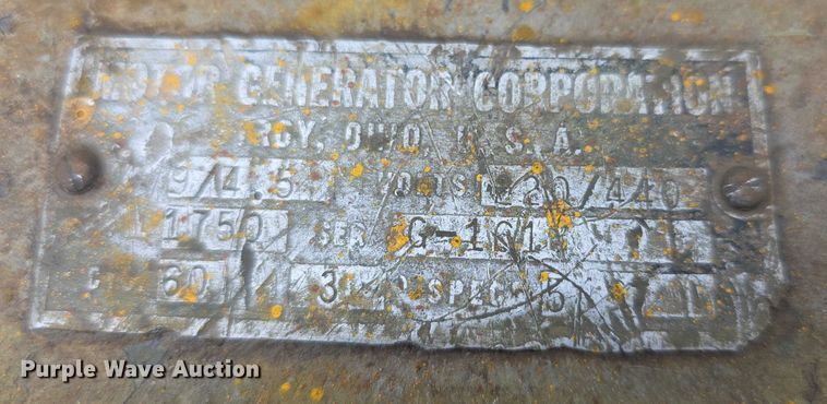 image for item DZ6145 Motor Generator grinder