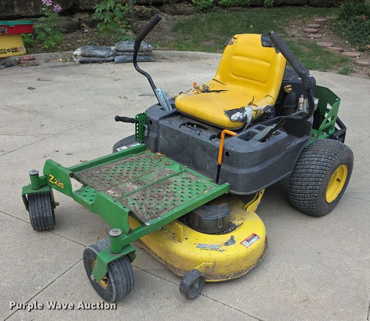 image for item DZ6152 John Deere EZ Trak Z235 ZTR lawn mower