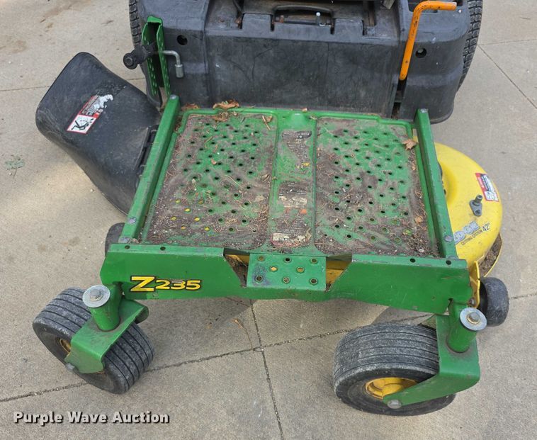 image for item DZ6152 John Deere EZ Trak Z235 ZTR lawn mower