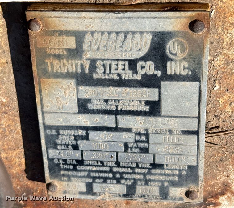 image for item DZ8941 Propane tank