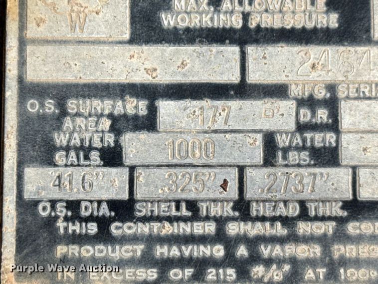 image for item DZ8941 Propane tank