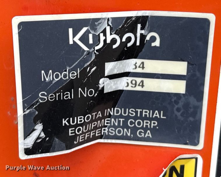 image for item DZ8951 2013 Kubota B3350 MFWD tractor