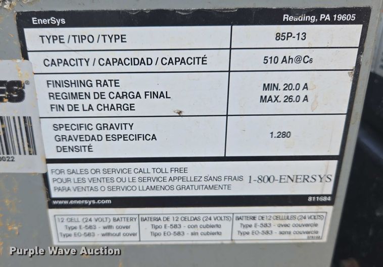 image for item EB1018 Crown PE4500-60 pallet jack