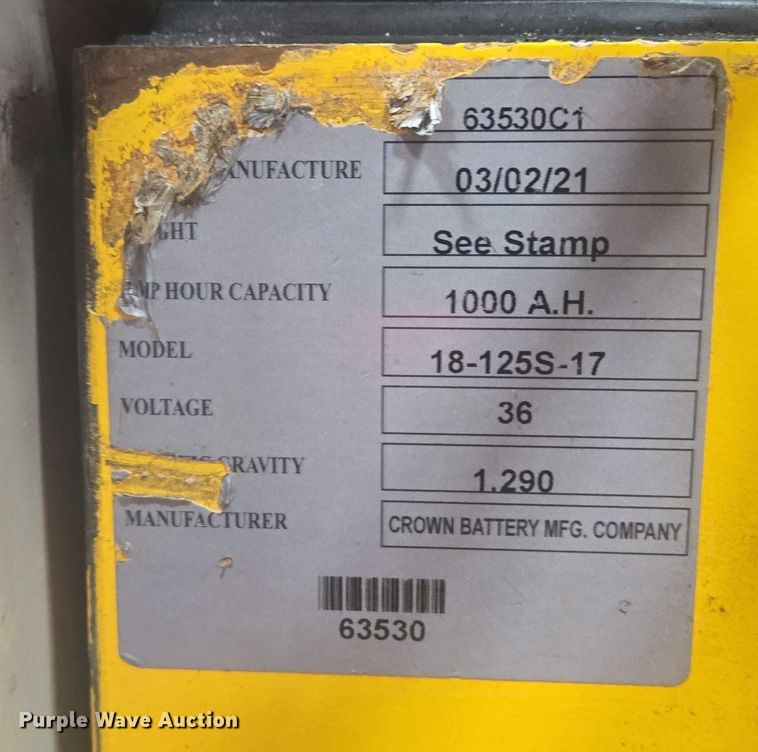 image for item EB1021 Crown RC5545-40 forklift