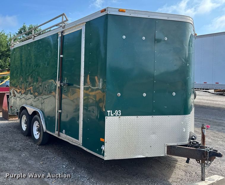 image for item EB2907 2013 Haulmark TSTV85X16WT3 enclosed cargo trailer