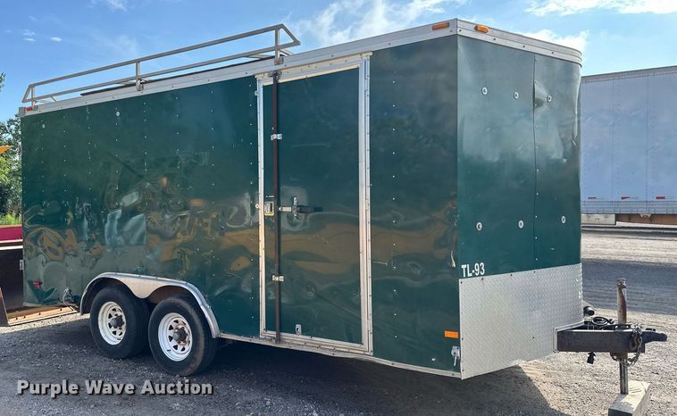 image for item EB2907 2013 Haulmark TSTV85X16WT3 enclosed cargo trailer