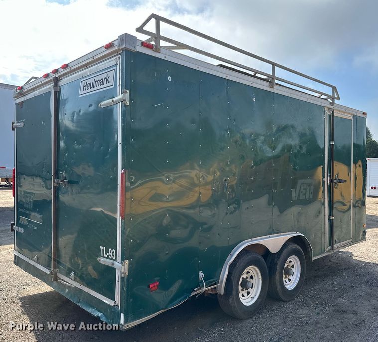image for item EB2907 2013 Haulmark TSTV85X16WT3 enclosed cargo trailer