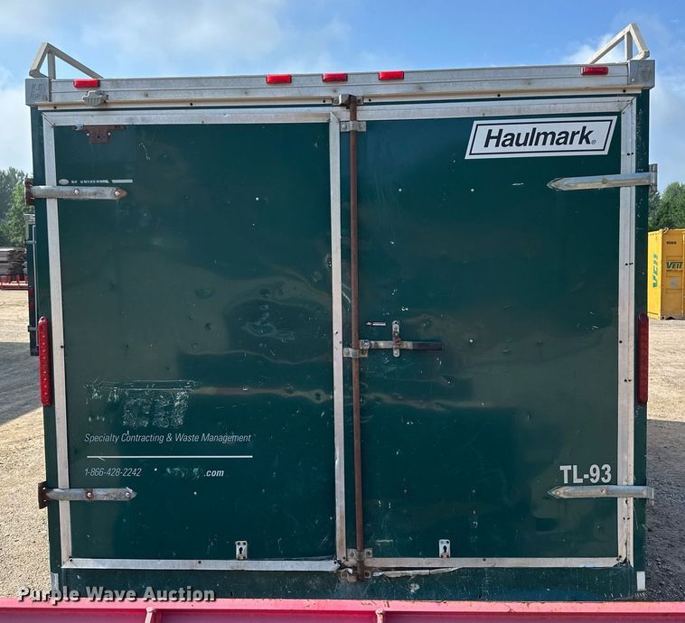 image for item EB2907 2013 Haulmark TSTV85X16WT3 enclosed cargo trailer