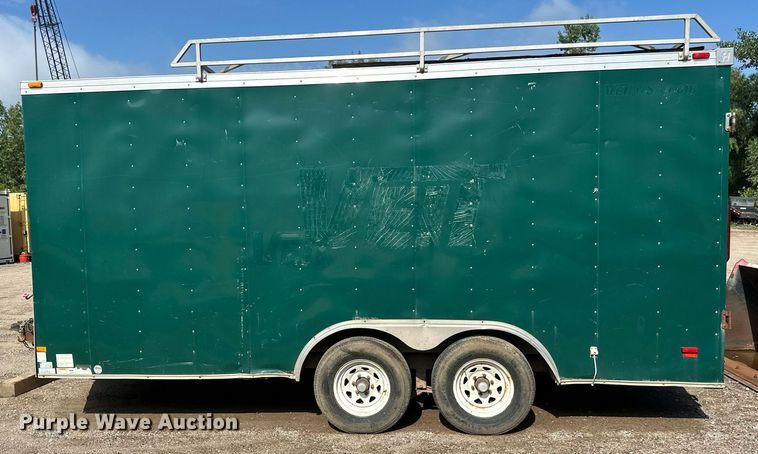 image for item EB2907 2013 Haulmark TSTV85X16WT3 enclosed cargo trailer
