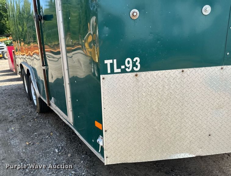 image for item EB2907 2013 Haulmark TSTV85X16WT3 enclosed cargo trailer