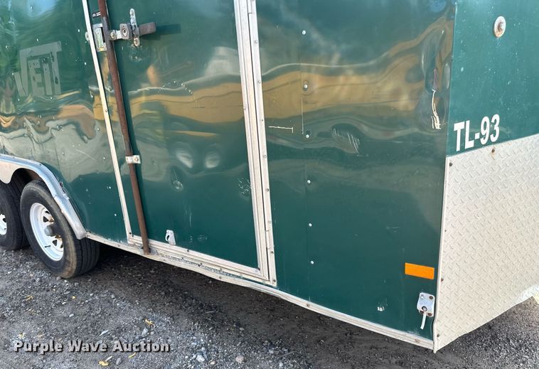 image for item EB2907 2013 Haulmark TSTV85X16WT3 enclosed cargo trailer