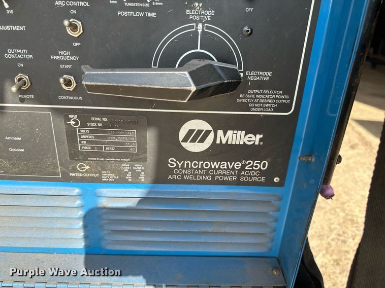 image for item EB2950 Miller Syncrowave 250 welder