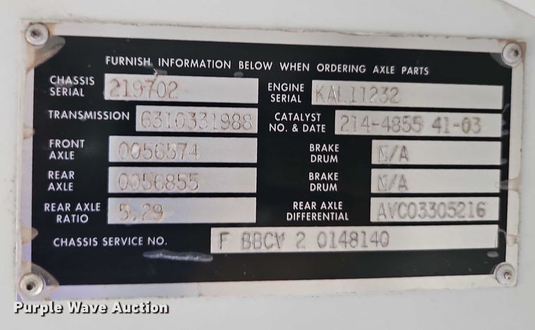 image for item EB8240 2005 Blue Bird Vision school bus