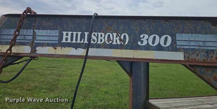 image for item EB8256 2000 Hillsboro Industries 300 equipment trailer