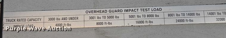 image for item EC1144 2017 UniCarriers PF50 forklift