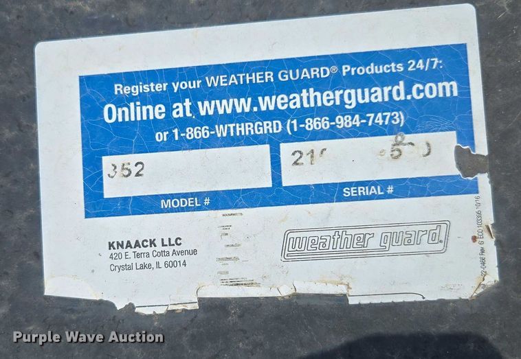 image for item EC1151 Weatherguard 352 auxiliary fuel tank