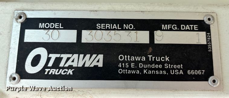 image for item ED2205 Ottawa Commando 30 yard truck