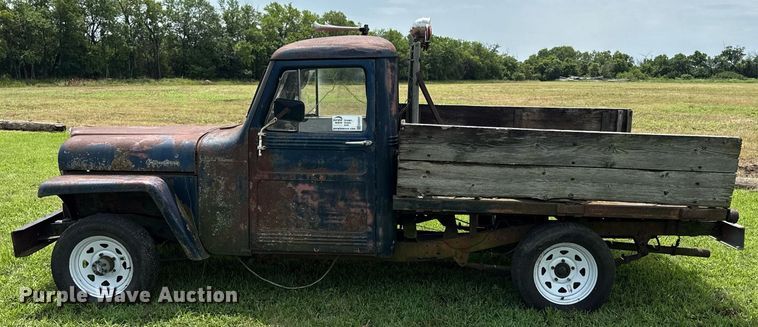 image for item ED4341 Jeep flatbed pickup truck