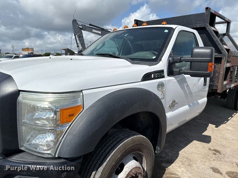 image for item ED5774 2016 Ford F450 Super Duty flatbed truck