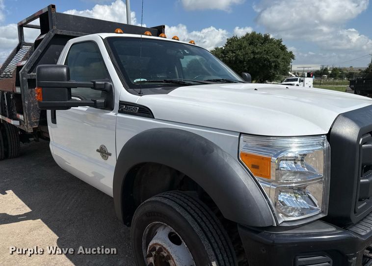image for item ED5774 2016 Ford F450 Super Duty flatbed truck