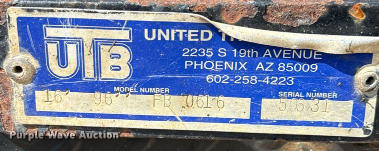 image for item ED5774 2016 Ford F450 Super Duty flatbed truck